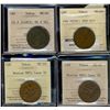 Image 1 : Breton 917 PE-5B1,961 LC-48C2,997 Lees 30 & Lees 31 ICCS MS60.  Lot of 4 issues.