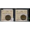 Image 1 : Breton 919 PE-7C1 &997 Lees 26 ICCS EF45.  Lot of 2 tokens.