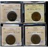 Image 1 : Breton 919 PE-7C1,680 LC-21,678 LC-23C &688 LC-31A ICCS VF30.  Lot of 4 tokens.