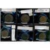 Image 1 : Breton 963 NS-19A, NS-19B2, NS-20B3, NS-22, NB-1A1 & NB-1B.  Lot of 6 tokens VF to XF.