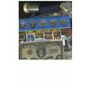 Image 1 : Miscellanious Lot; includes 1923 $1 Bronze Seal (missing pcs), 1967 Set with banknote, 2006 1oz Wolf