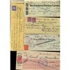 Image 1 : Checks; includes 32 old cancelled checks from the Banks of Toronto and The Royal Bank of Canada with