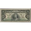 Image 1 : The Bank of British North America; 1911 $5 #0923775.  Great appealing Choice Original AU/UNC issue.