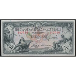 The Canadian Bank of Commerce;  1935 $10 #442910 CH-75-18-06.  Crisp UNC issue with strong margins.
