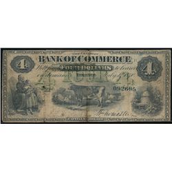 The Canadian Bank of Commerce; 1870 $4 #092695, CH-75-10-06 & International Bank $5 #2161 CH-380-10-