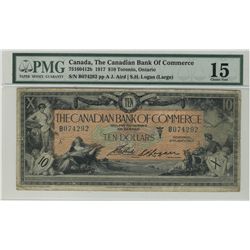 The Canadian Bank of Commerce; 1917 $10 #B074292 CH-75-16-04-12b PMG F15.