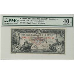 The Canadian Bank of Commerce; 1935 $10 #009140 CH-75-18-06 PMG EF40EPQ.