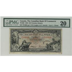 The Canadian Bank of Commerce; 1935 $10 #781660 CH-475-18-08 PMG VF20.