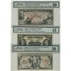Image 1 : The Canadian Bank of Commerce; 1935 $10 #970110 VF20 , $5 #442474 VF20 & The Bank of Montreal 1938 $