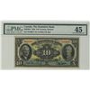 Image 1 : The Dominion Bank; 1938 $10 #441689 CH- 220-28-04 PMG EF45 Choice.