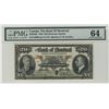 Image 1 : The Bank of Montreal; 1938 $20 #50098 CH-505-62-06 PMG UNC64.