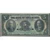 Image 1 : The Bank of Nova Scotia; 1918 $5 #2733375 CH-550-30-02, PMG VF25.