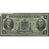 Image 1 : The Royal Bank of Canada; 1935 $5 #375438 CH- 630-18-02a, Large Signatures in VF+ Condition