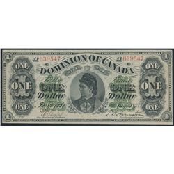 1878 $1 DC-8f-i #A639547, PMG VF30EPQ.