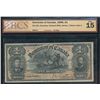 Image 1 : 1898 $1 DC-13b #988440, BCS F15.  Designated with ink spot.