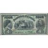 Image 1 : 1902 $4 DC-17b #450207, PMG VF25.  A bright example.
