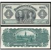Image 1 : 1911 $1 DC-18dFP & BP.  Interesting Black line proofs on cardboard stock with green tint.  Face proo