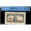 Image 1 : 1923 25c DC-24FP CCCS AU50 Face Proof. Liglty damaged.