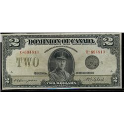 1923 $2 DC-26L #X-694813. VF+ issue.