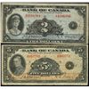 Image 1 : 1935 $2 BC-3 #A4166384 & $5 BC-5 #A003751.  Lot of 2 notes VG to F.
