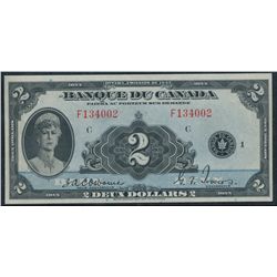 1935 $2 BC-4 #F134002, PMG Gem UNC66EPQ.  Superb and high grade issue for type.