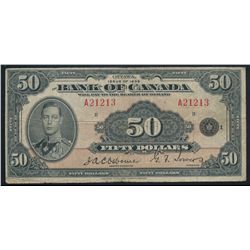 1935 $50 BC-13 #A21213, PMG VF20.