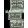 Image 1 : 1937 $1 Banknote Lot; includes 8 notes all sharp EF+ to UNC.  Some consecutive and a couple O/M pref