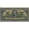 Image 1 : 1937 $20 BC-25a #AE0471302.  VF for grade.