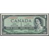 Image 1 : 1954 $1 BC-29aA #*AA0000947.  Rare DF replacement issue.  Crisp AU issue with light corner flip.