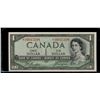 Image 1 : 1954 $1 BC-29bA #*AA0015108.  Rare DF replacement issue.  Sharp original EF+ with very small rim nic