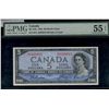 Image 1 : 1954 $5 BC-31b #HC0358915, PMG AU55 EPQ.