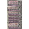 Image 1 : 1954 $10 BC-32a(21) & BC-32b(4).  Lot 25 notes VG to Fine.  A few have issues.