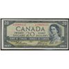 Image 1 : 1954 $20 BC-33bA #*AE0008122.  Very Rare $20 DF replacement issue.  A nice VF issue.