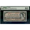 Image 1 : 1954 $100 BC-35b #AJ2259929, PMG CH UNC64EPQ.