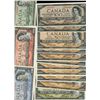 Image 1 : 1954 Banknote Lot;  includes Modified issues $1(6), $2(8), $5(2), $20(4), $50(8) & $100(2).  A varie