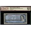 Image 1 : 1954 $5.00 BC-39bA #*V/S0319727, BCS CH UNC-62, Original