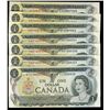 Image 1 : 1973 $1 BC-46aA #*AA1650237-241(5 consec), #*NP6586842-7842, #*IL2000020 & BC-46aT-i #AXA0847405.  N