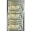 Image 1 : 1973 $1 BC-46a-i #EAK0988734-743 & 744-753.  Lot of 20 consecutive original AU/UNC issues.