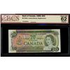 Image 1 : 1969 $20.00 BC-50bA, #*YA2396904, BCS Certified CH UNC-62, Original