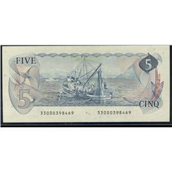 1979 $5 BC-53aT #33000398469.  A rare Test Note in crisp UNC grade.