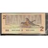 Image 1 : 1986 $2 BC-55b(180).  Lot of 182 notes VG to UNC, just a few with issues and for the better portion,