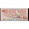 Image 1 : 1988 $50 BC59aA #EHX1010869 Below(1,7m).  Crisp AU/UNC issue.