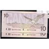 Image 1 : 1989 $10 BC-57c #BEF9721530/531.  Lot of 2 Changeover notes in Choice UNC Condition.