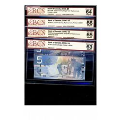 2006 $5 BC-67a, #APM CH UNC-63, BC-67bA, #APN(0.501M-0.502M) GemUNC-65, #AAD(2.400M-2.560M)Gem UNC-6