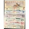 Image 1 : Specimen Bird Series;  includes 6 notes series #0360.  Super Set AU/UNC