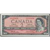 Image 1 : Ladder issue; 1954 $2 BC-38b #PU0123456.  Crisp UNC issue.
