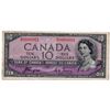 Image 1 : Low Serial; 1954 $10 BC-32a #BD0000001, CCCS VF-20.