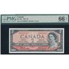 Image 1 : Low Serial; 1954 $2 BC-38a #AR00000017, PMG Gem UNC66EPQ.