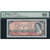 Image 1 : Low Serial; 1954 $2 BC-38a #AR0000019 Low Serial; 19, PMG Gem UNC66EPQ.