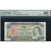 Image 1 : Solid issue; 1969 $20 BC-50b  #YD6666666, PMG Gem UNC66EPQ.